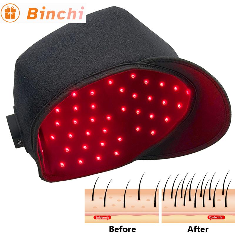 Red Light Therapy Cap Laser 660nm 880nm Red Near Infrared Hair Regrowth Hat Hair Loss for Regrowth Anti Loss Hair Relax Care