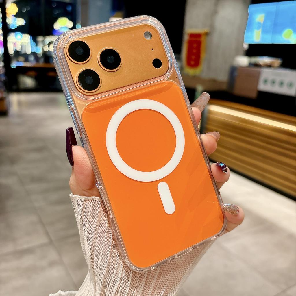 Official Magnetic Protective Acrylic Case for iPhone 17 Pro Max - Drop-Proof Design