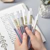 5 Pcs/Bag High Beauty Signature Pen 0.5MM Nib Ballpoint Pens Durable Press Neutral Pen  Examination