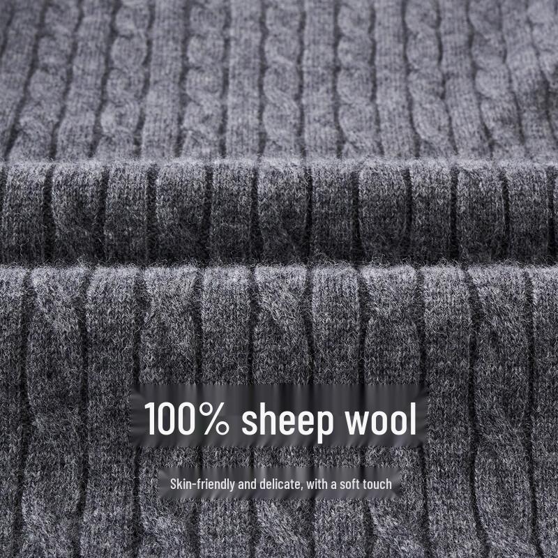 Giovanni Valentino Women's 100% Wool Faux Two-Piece Knit Cardigan