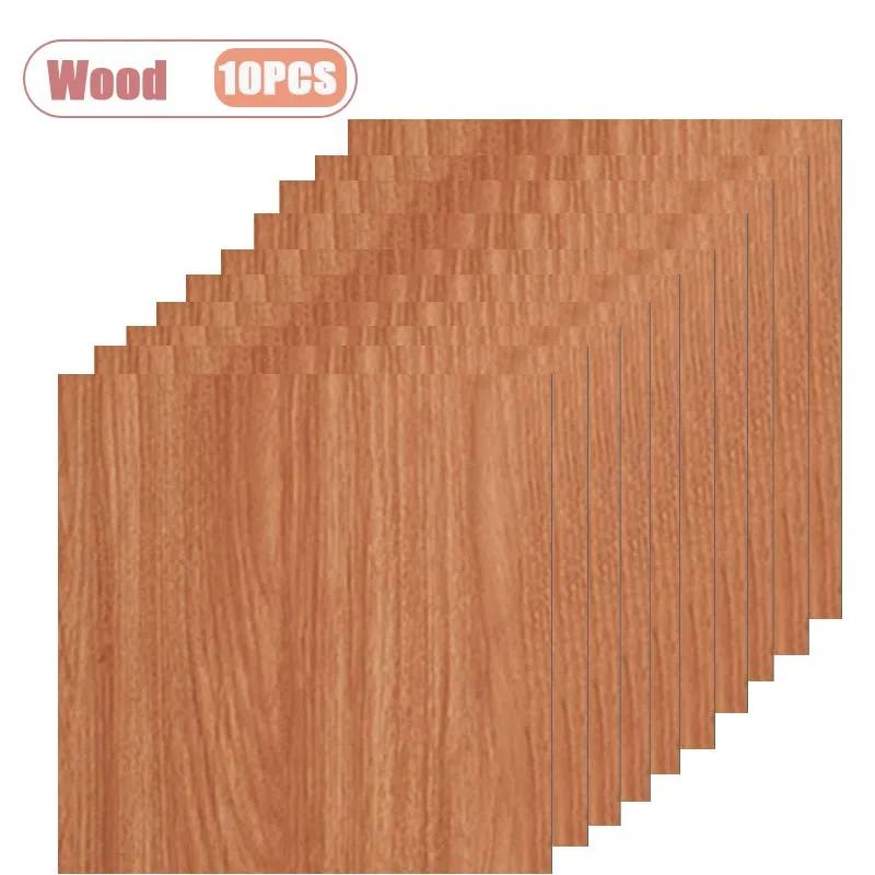 10-40PCS 30x30cm Marble PVC Self-Adhesive Floor Sticke Waterproof  Floor Wallpaper Non-Slip for Kitchen Bathroom DIY Home Decor