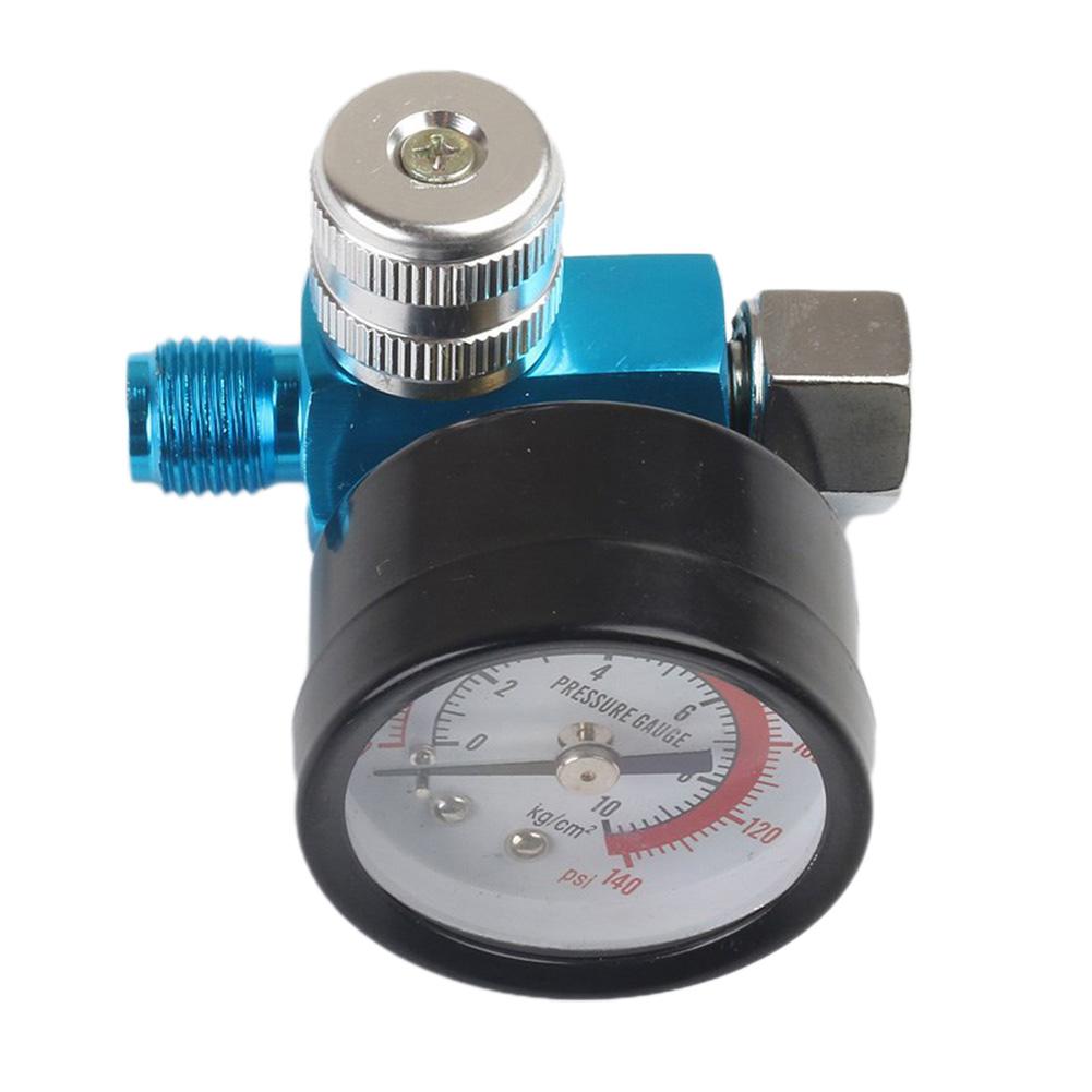 1 Stück Luftregler-Manometer Inline Öl-Wasserabscheider Filter Pneumatische Werkzeuge Für Airbrush Sprüh-Luftregler-Manometer Zubehör