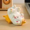 Charming Cat-Shaped Resin Phone Stand with Floral Design Ideal for Students Professionals,Perfect Gift for Birthdays, Christmas,Cute Desk Decor