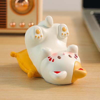 Charming Cat-Shaped Resin Phone Stand with Floral Design Ideal for Students Professionals,Perfect Gift for Birthdays, Christmas,Cute Desk Decor