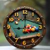Acrylic Quiet Not Ticking Wall Clock Colorful Art Print Easy Mounting Perfect For Kitchen Living Space Decoration