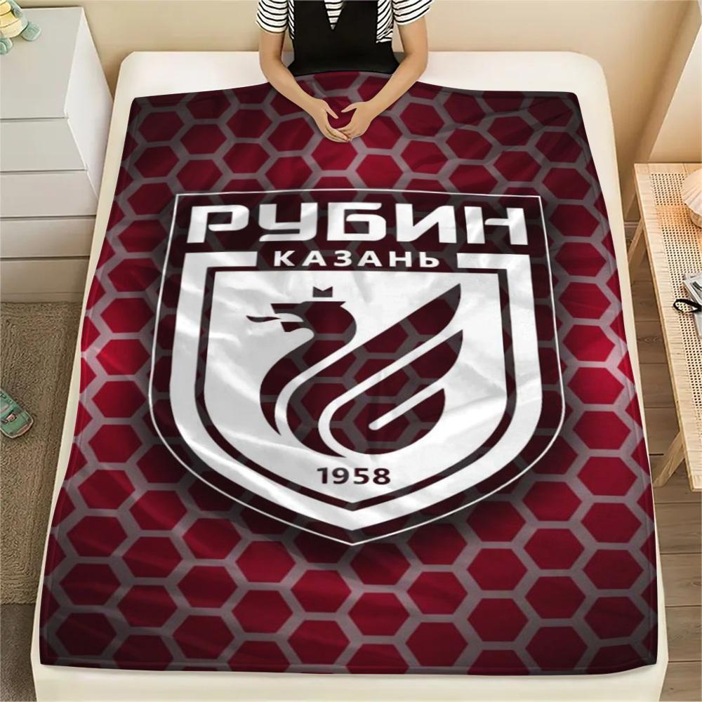1Pc FC Rubin Kazán Print Flannel Blanket High Quality Warm Comfortable Cover for All Seasons Perfect for Gifts Home Decor
