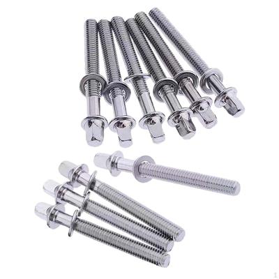 10 Drum Mounting Screws, Screw Rods, Replacements, Musical Instrument Accessories, Drums,