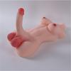 Realistic Dildo Penis Breast 2 In 1 Half Body Sex Doll Masturbation Cup Sexy Tools Adult Toys for Men Women Couple