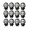 Scream Ghost Face Ornament 3D Printed Ornament, Mini Desktop Statue for Halloween Compact Decor Decoration, Funny Skeleton Figurine Home Office Shelf