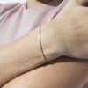 Bracciale - LUXENTER - Liwani - Acciaio ipoallergenico - Finitura rodio - Diametro 55 mm