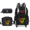 Game Merchandise Backpack Lunch Bag Pencil Bag Combination Three-piece Set Student Lightweight Large-capacity Schoolbag