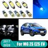 VRT4  For MG ZS EZS EV 2017 2018 2019 2020 6pcs Car LED Bulbs Interior Dome Reading Lamp License Plate Trunk Light Accessories