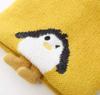 Baby Knit Neck Warmer with Winter Warm Penguin Design Number J.B.things Hat, Warmth, Scarf, Hat, (JP, Size, 50.0 Cm, Yellow)