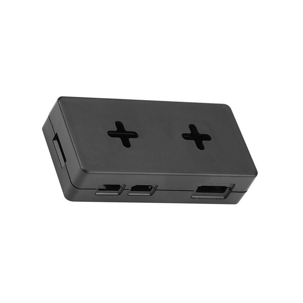 ABS-Kunststoffgehäuse Schutzhülle Abdeckung für Raspberry Pi Zero W 1.3 (Schwarz)