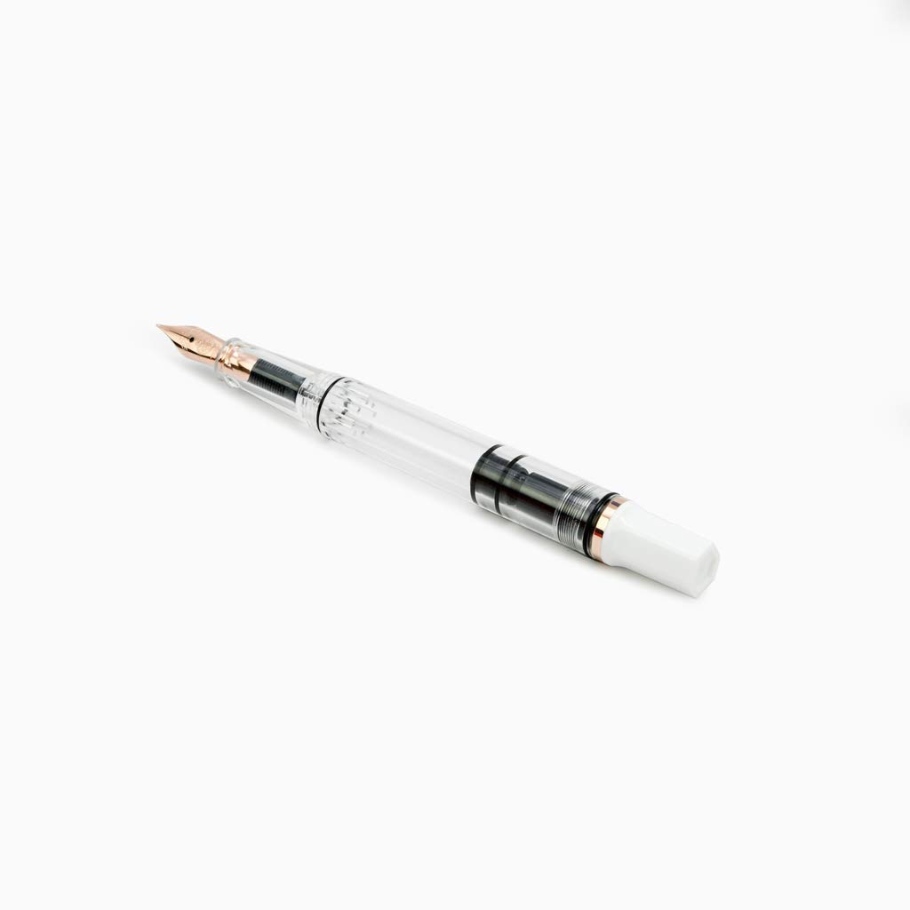 Twsbi Eco White & Rose Gold Nib F - Fountain Pen, 1 Count (Pack of 1)