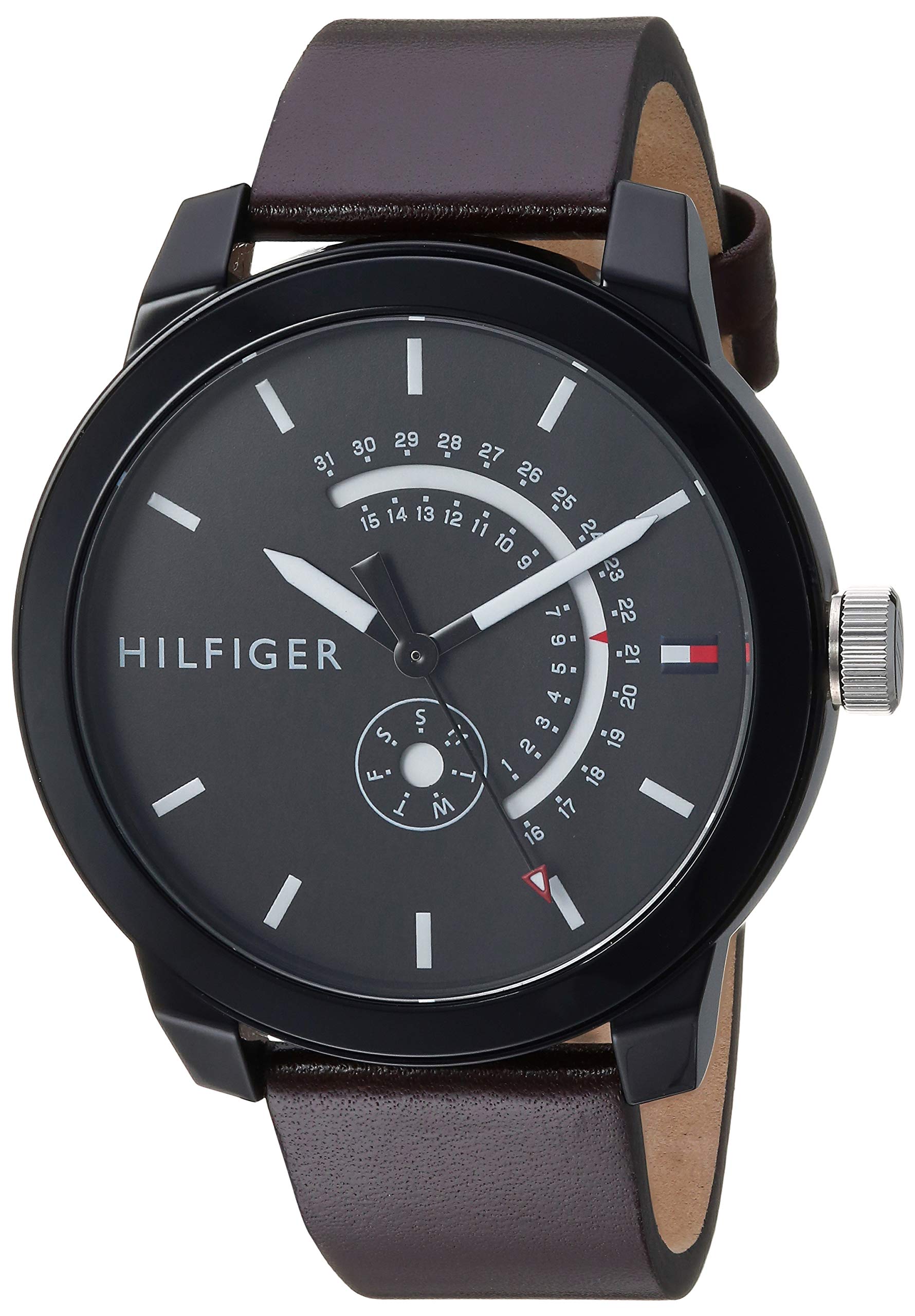 Tommy Hilfiger Denim Watch, Blue, Men s Analog Casual Quartz Watch, 1791478, Ships Internationally.