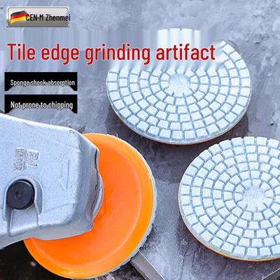Tile Trimmer & Edger: Integrated Grinding & Polishing Disc for Beveling