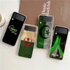 Algerien Reisepass Handyhülle Für Samsung Galaxy Z Flip 3 4 5 Hartes Faltbares Klares PC-Stoßstangen-Cover Für Samsung Z Flip 6