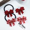 Nanrui Jewelry Acetate Bow Hair Tie 5.3cm - Cute Bowknot Hair Rope & High Ponytail Clip