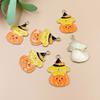 Handgefertigte Legierung tropft DIY Zubehör stilvolle Kürbis Perlen Halloween Anhänger 6/10 Stück handgefertigtes Material