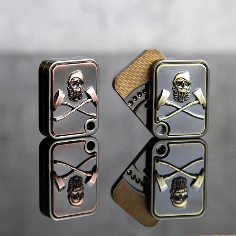 Magnetic Push Coin Fidget Mechanical Slider Metal Ratchet Wheel Pushing Card EDC Stress Relief Sensory Toy Adults Anti Anxiety