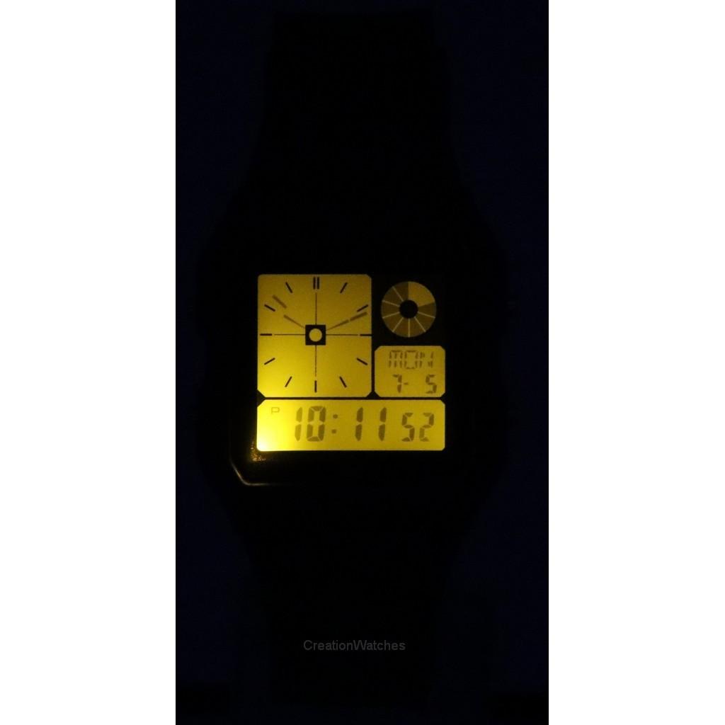 Casio Montre unisexe POP Digital Gary avec bracelet en résine et quartz LF-20W-8A2