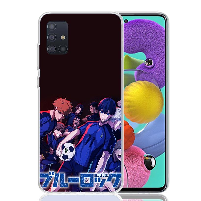

Горячий аниме Blue Lock Чехол для телефона для Samsung Galaxy A52 A32 A22 A12 A02S A50S A30S A51 A31 AA71 Note 20 Ultra 10 S10 Plus Galaxy A Samsung S10 Plus