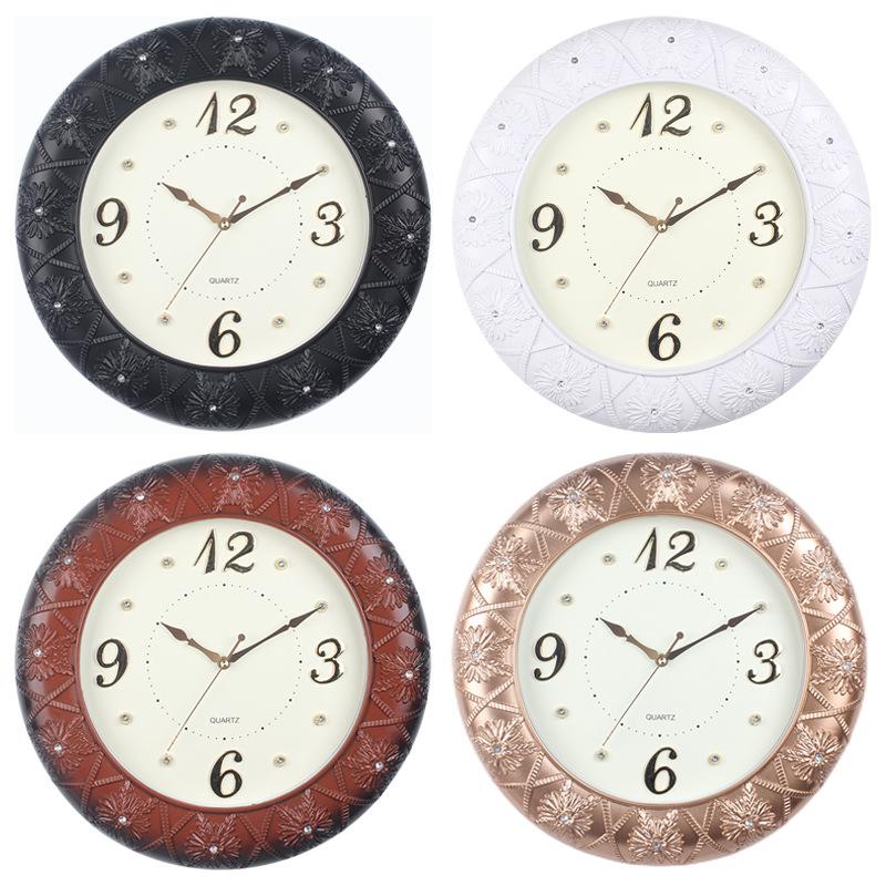 Living Room Wall Clock Creative Clock Round Creative Clock Home Decoration Silent Wall Clock
