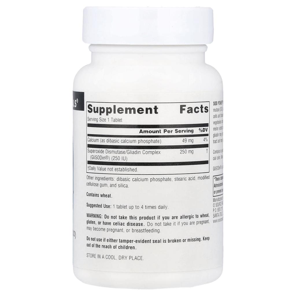 Sod Power™, 250Mg, 60 Tablets