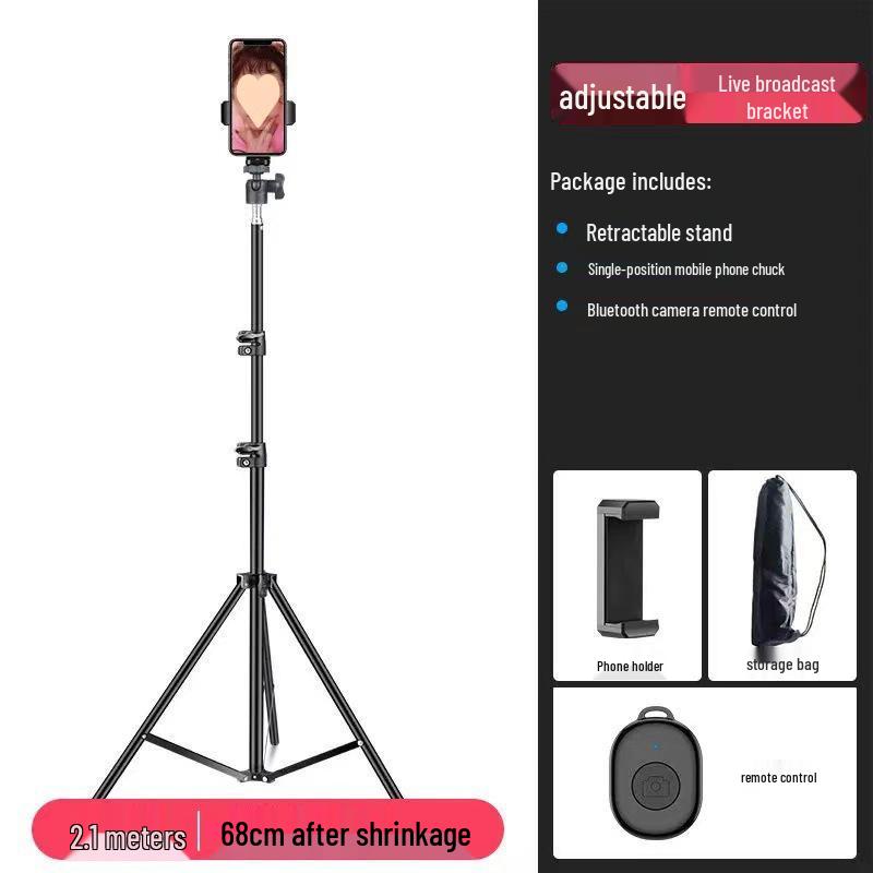 Universal Multi-Functional Anti-Shake Tripod for Mobile Photography & Live Streaming
