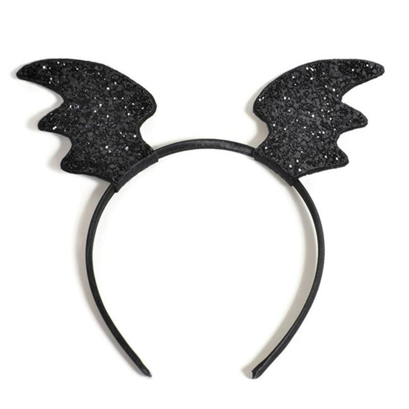 3Pcs Bat Wing Tutus Dress Headband Set Halloween Vampires Cosplay Costume Set for Kids Girls Bat Costumes Accessories