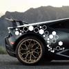 52 Teile/satz Auto Körper Waben Auto Vinyl Aufkleber Große Kleine Kombination Hexagonal Aufkleber DIY Dekoration