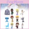 Conjunto de Miniaturas de Princesas com 12 Adoráveis Personagens Elsa, Anna e Olaf para Colecionadores