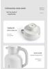 Large Capacity Electric Kettle with Insulated Glass Inner Liner - 48-Hour Thermal Flask for Dorms and Homes