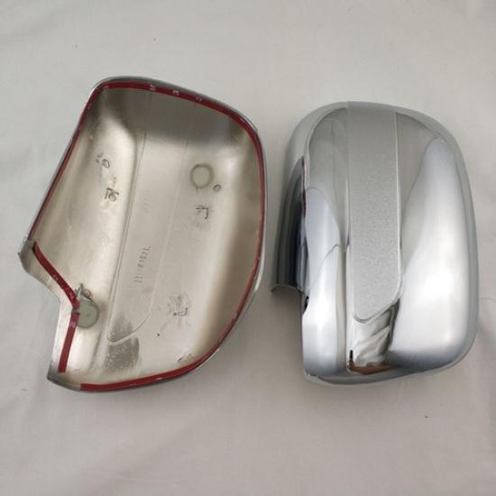 Rearview Mirror Lamp Cover Trim For 2005-2011 Toyota Hilux Vigo ABS Chrome 2pcs