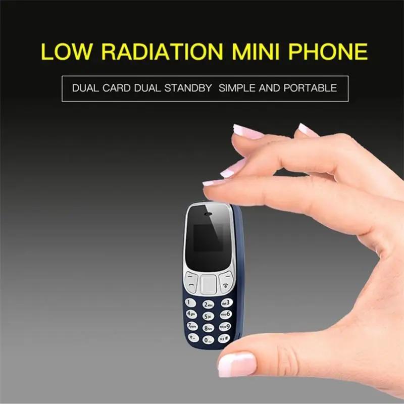 BM10  Mini Mobile Phone Dual Sim Card With Mp3 Player FM Unlocked Cellphone Voice Change Dialing Phone Wireless Headset