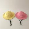 Quick-dry Summer Kid Sunhat Bow Embroidery Children's Fisherman Hat Candy Color Bucket Hat  Kid