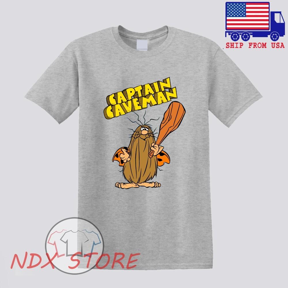 Captain Caveman Men#039;s Gray Size S5XL Unisex T-Shirt XXXXL
