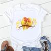 Cute Cockatielsparrot Bird Lovers Print T Shirt Girls Sunflower Flowers Tshirt Unisex Harajuku Kawaii Clothes Summer Tops Tee