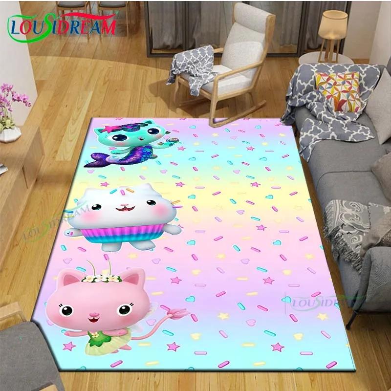 Roztomilý kreslený G-Gabby Domečky pro panenky Roztomilý koberec Venkovní koberec Plošný koberec Protiskluzový koberec Dekorace do ložnice Koberec do obývacího pokoje Dárek