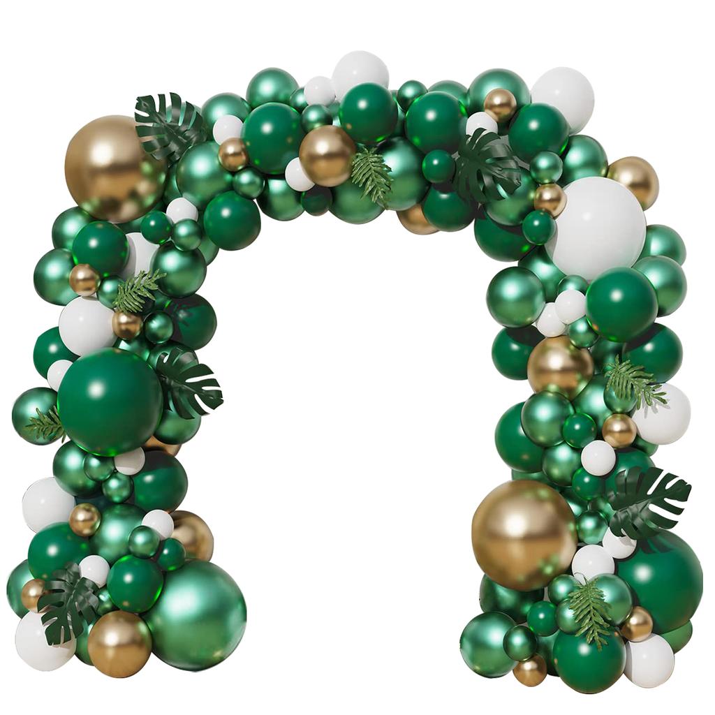 Green Balloon Garland Arch Kit Jungle Safari Party Baloon Wild One Birthday Party Decor Kids Baby Shower Globos Latex Ballon