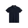 Tour Tech Golf Polo With Letter Print Short Sleeve Women Tops Blue GWJT06332-6855