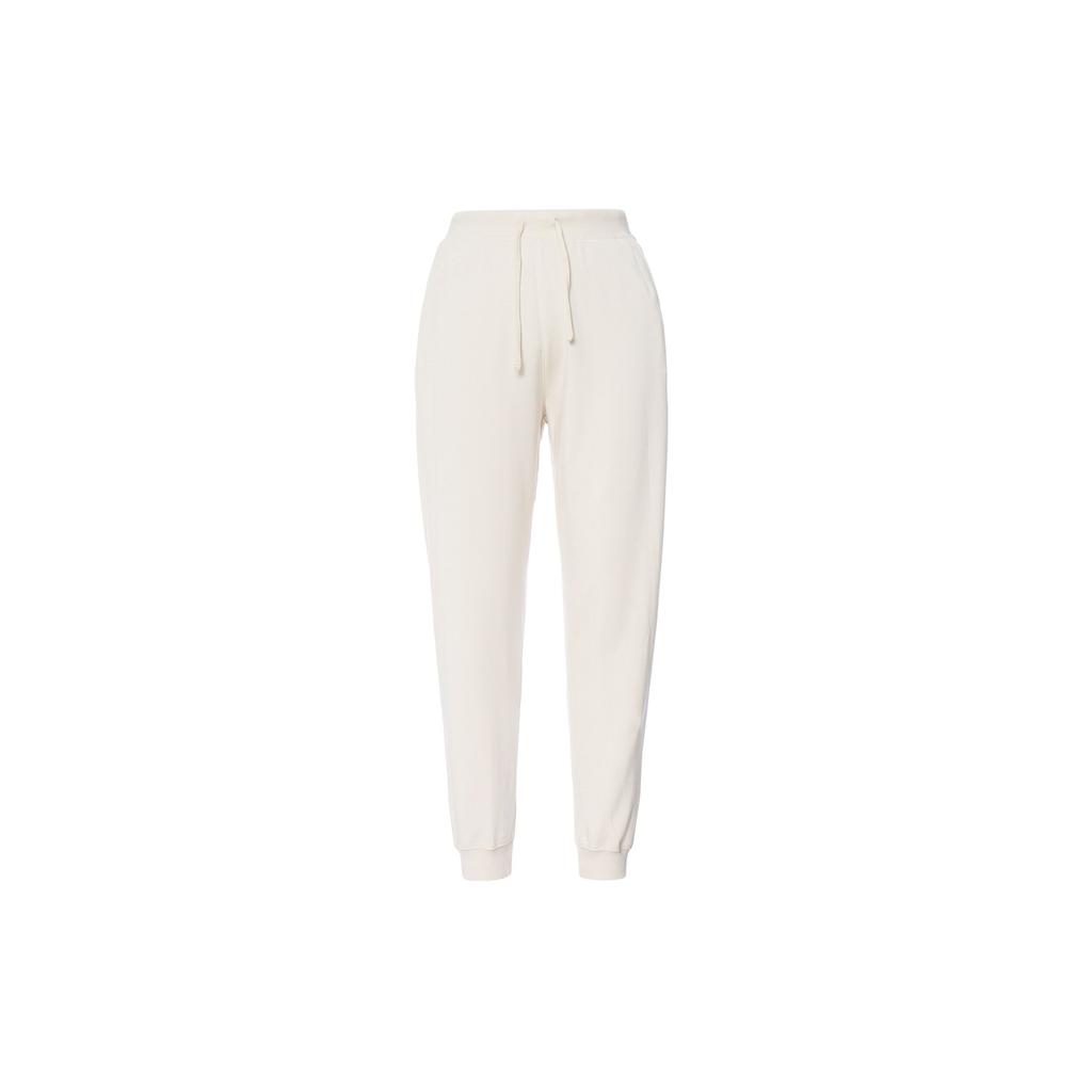 Nike 7/8 Fleece Joggers Solid Color High Waist Drawstring Cuffed Loose Knit Sports Pants Women Joggers White DN0936-105