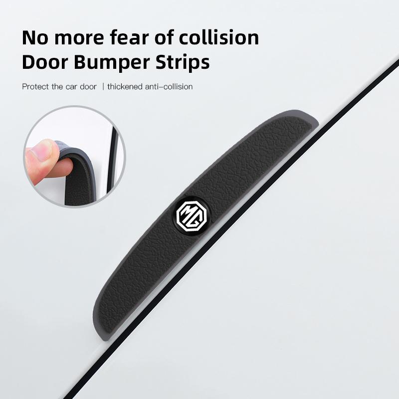4Pcs Car Door Anti Scratch Protection Strips For Morris Garages MG Rx5 HS MG3 MG5 MG6 MG7 Rubber Decoration Sticker Car Supplie