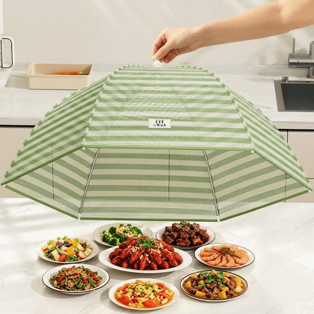 Anti-Mosquito Dish Covers Folding Food Preservation Cover Portable Mesh Food Cover  Kitchen