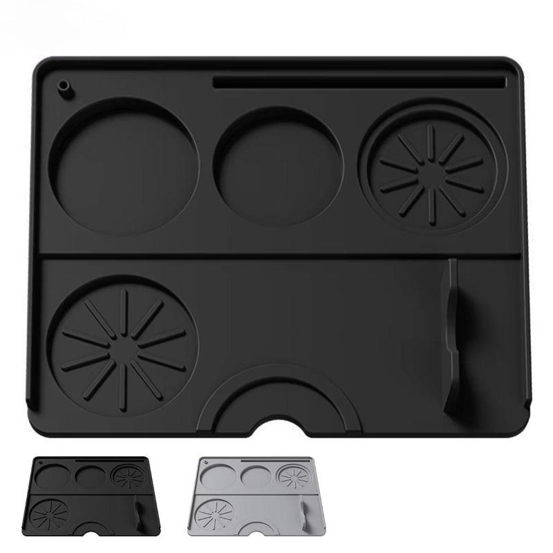 Coffee Tamper Mat Silicone Portafilter Mat for Espresso Machine Acceessories Waterproof Heat Resistant Easy To Clean Nonslip