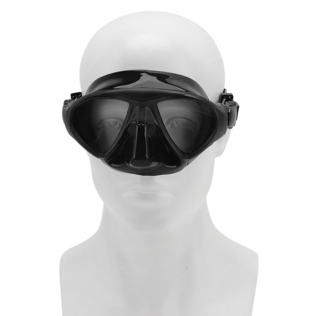 Diving Face Goggles Cover No Leakage Wide View Safe Tempered Glass Snorkeling Goggles