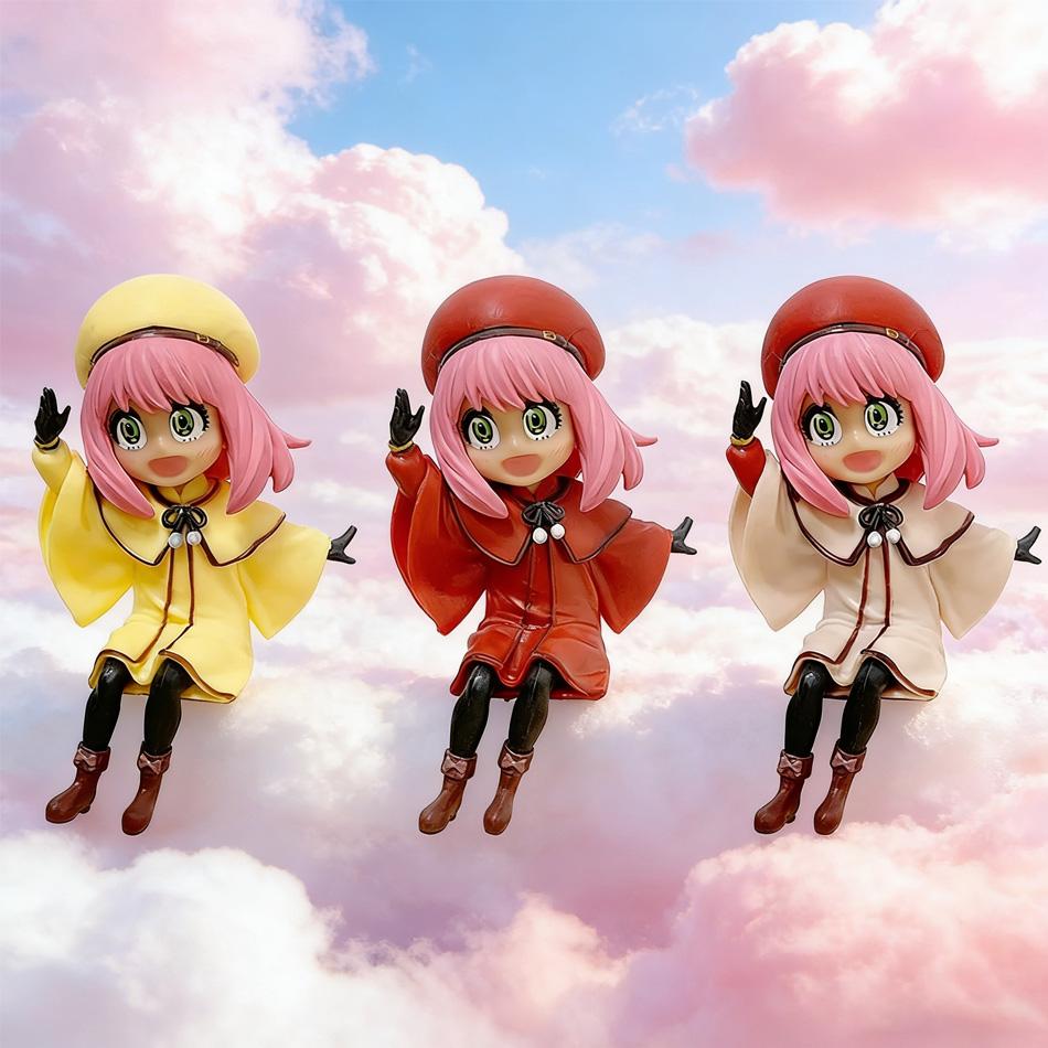 Anime Spy X Family Anya Forger Figure Cute SpyxFamily PVC Action Figure Collection Model Doll Toy Figurine For Kid Birthday Gift