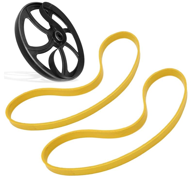 A25F-For 10 Inch Band Saw Wheel Replacement-2PCS Rubber Noise-Reduction Non-Slip Tire For Woodworking Projects