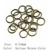 Father's Day Jewelry Materials Split Rings 5 Colors 9 Sizes Accessories Parts Women's Clothing Accessories For Women